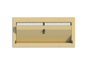 Ventilation pig and poultry house side wall inlet 3000-VFBR-C front view - TPI-Polytechniek
