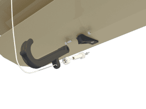 Ventilation for pig house ceiling inlet 120-P central arm - TPI-Polytechniek