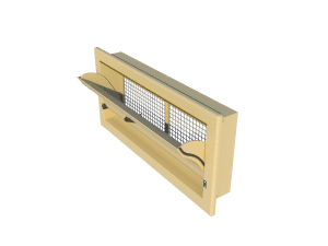 Ventilation pig and poultry house side wall inlet 3000-VFG-C side view - TPI-Polytechniek