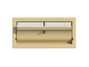 Ventilation pig and poultry house side wall inlet 3000-VFG-C front view - TPI-Polytechniek
