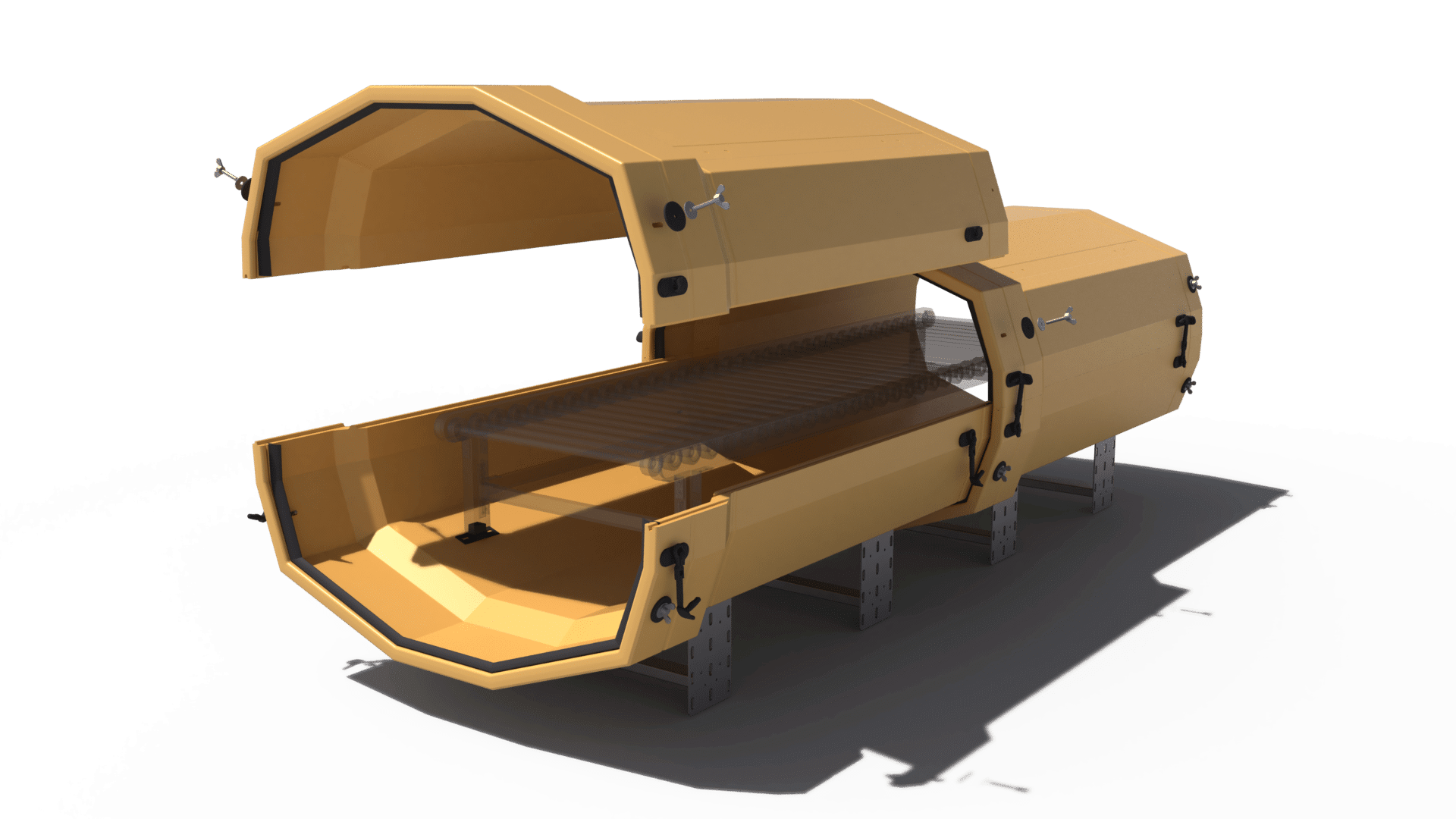 Egg belt cover
