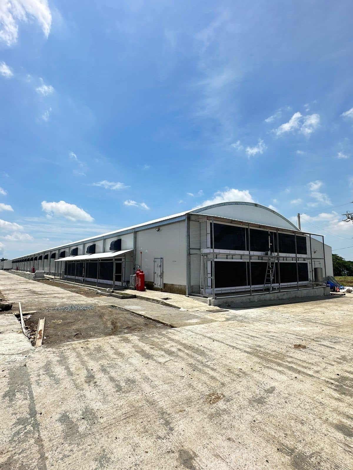 air inlet poultry housing
