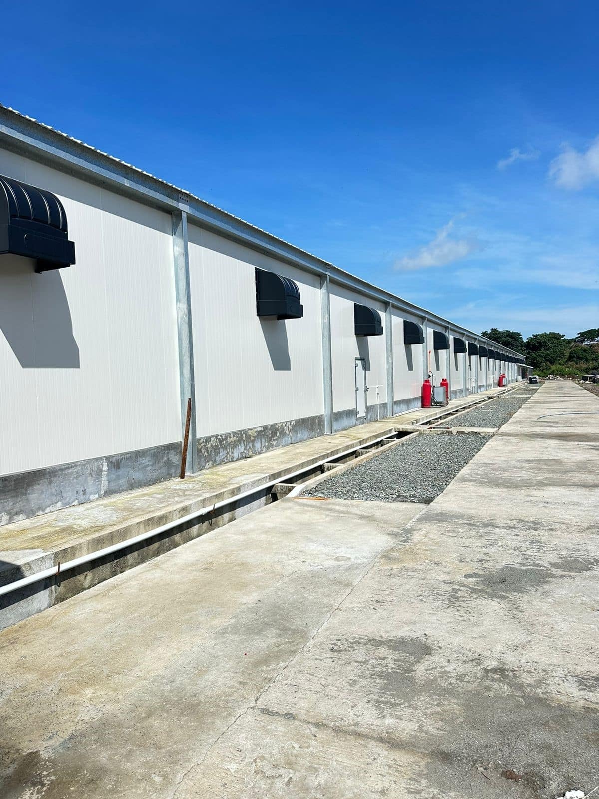 air inlet poultry housing