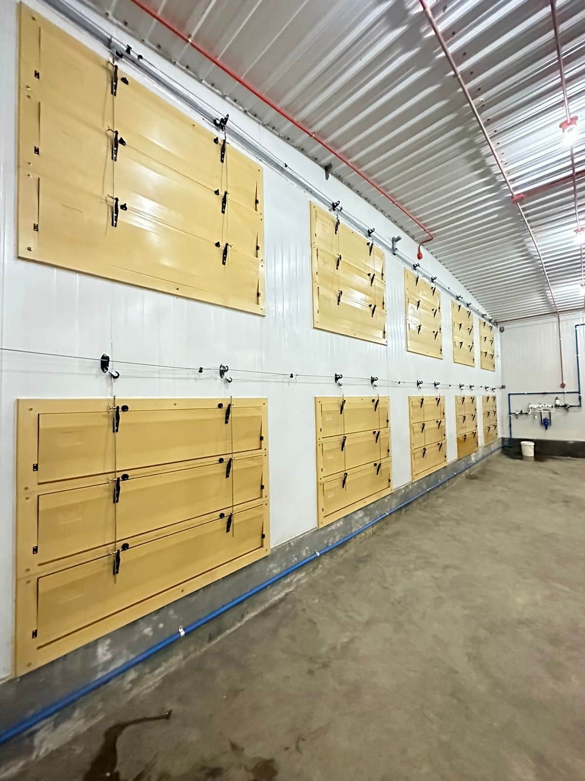 air inlet poultry housing