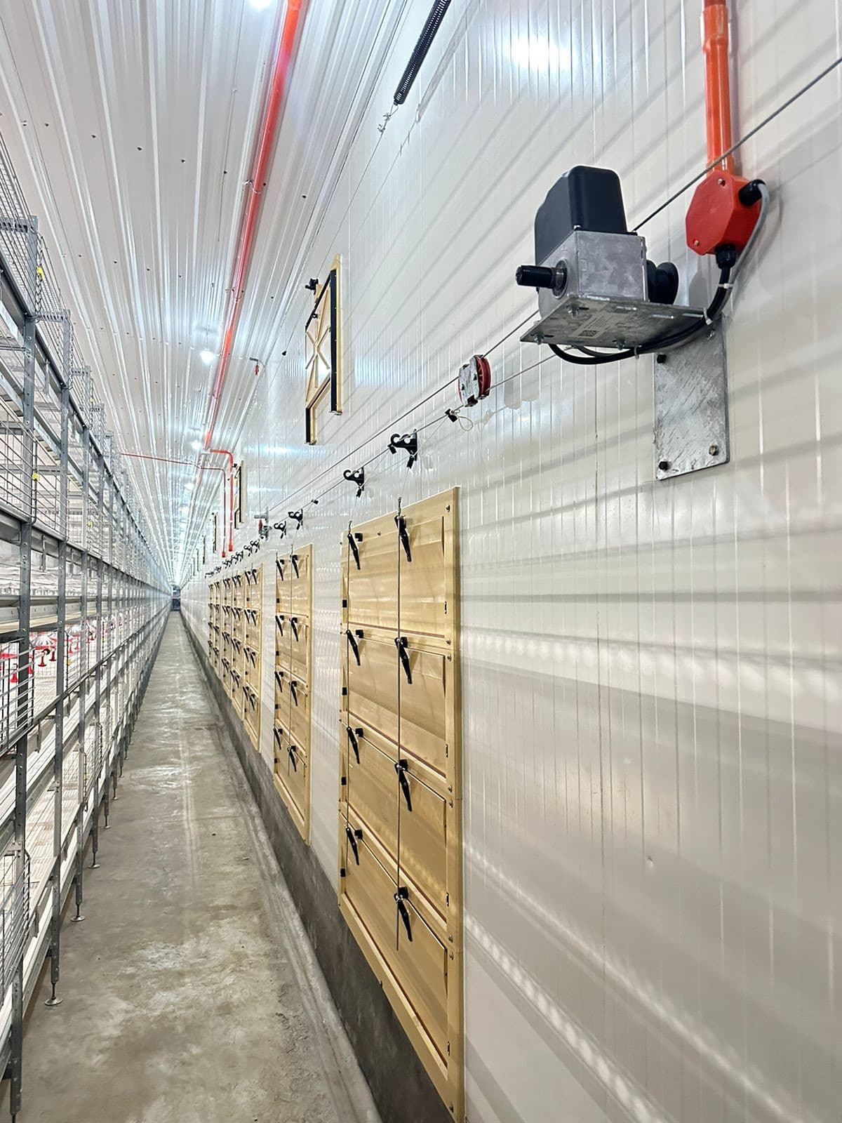 air inlet poultry housing