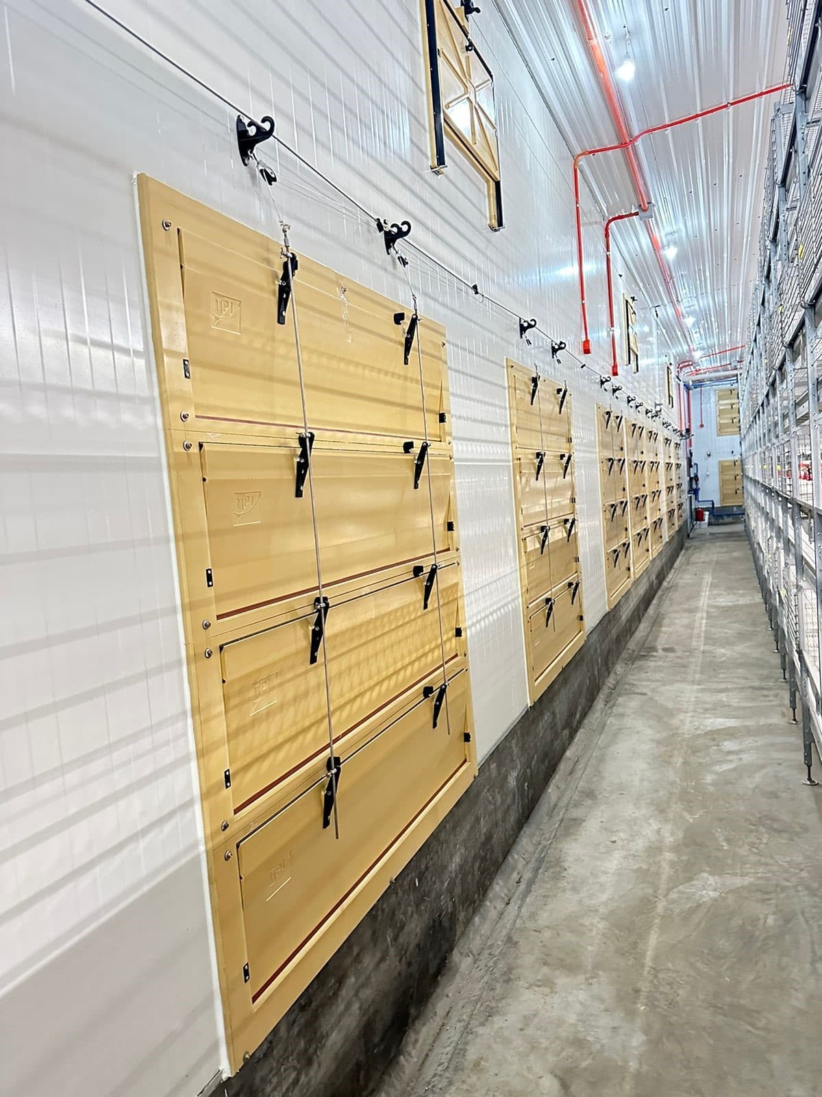 air inlet poultry housing